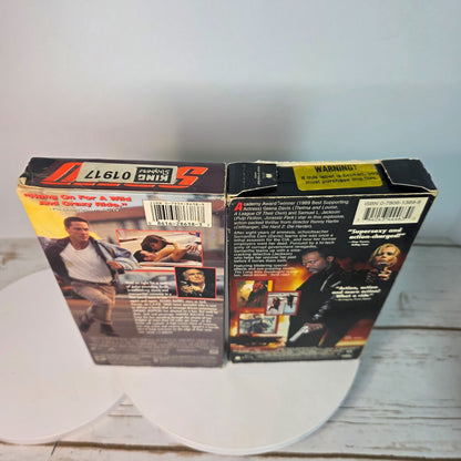 Vintage Action VHS Movie Lot - Die Hard 2 Above The Law Sneakers Total Recall & More