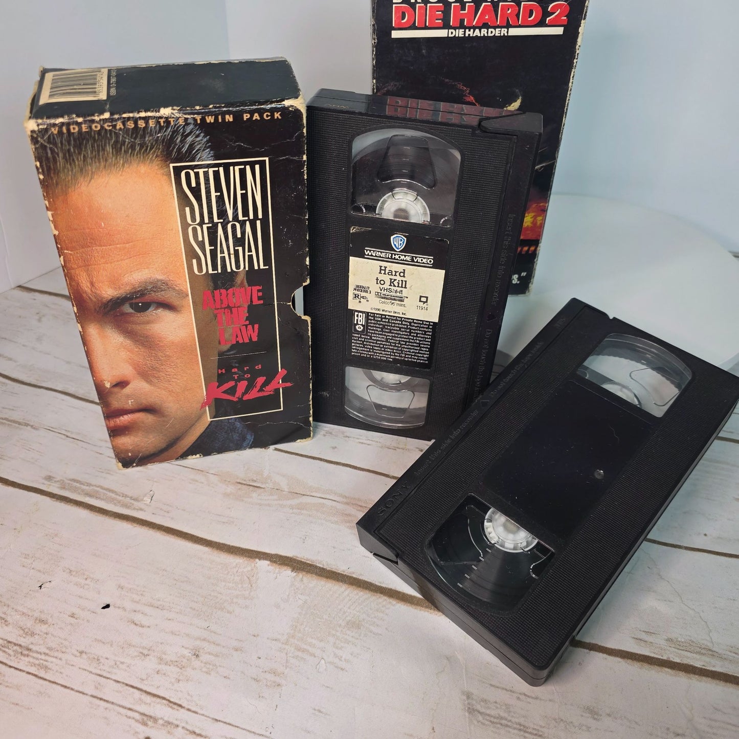 Vintage Action VHS Movie Lot - Die Hard 2 Above The Law Sneakers Total Recall & More