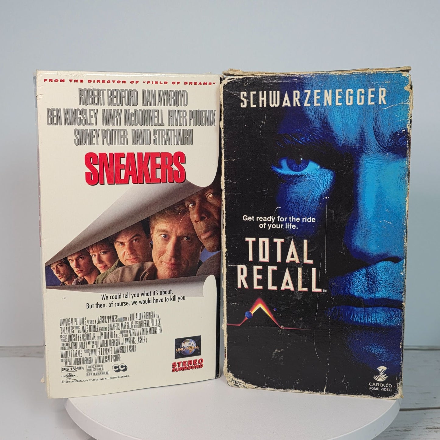 Vintage Action VHS Movie Lot - Die Hard 2 Above The Law Sneakers Total Recall & More