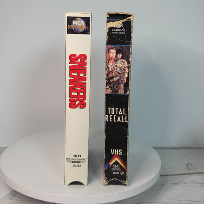 Vintage Action VHS Movie Lot - Die Hard 2 Above The Law Sneakers Total Recall & More