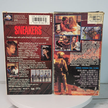 Vintage Action VHS Movie Lot - Die Hard 2 Above The Law Sneakers Total Recall & More