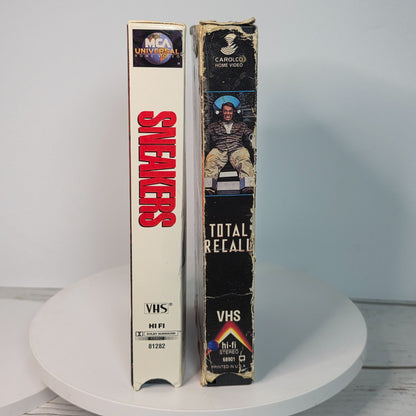 Vintage Action VHS Movie Lot - Die Hard 2 Above The Law Sneakers Total Recall & More