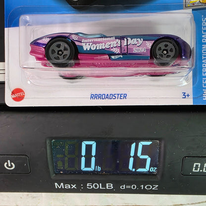 Hot Wheels 2024 International Womens Day Rrroadster Die-Cast Car