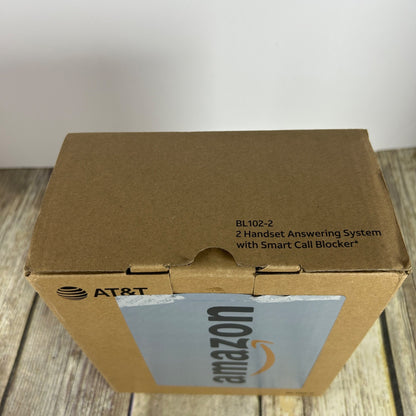 AT&T BL102-2 DECT 6.0 Cordless 2-Handset Phone W/Answering Machine Call Blocking & Caller ID Announcer