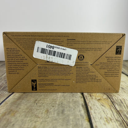 AT&T BL102-2 DECT 6.0 Cordless 2-Handset Phone W/Answering Machine Call Blocking & Caller ID Announcer