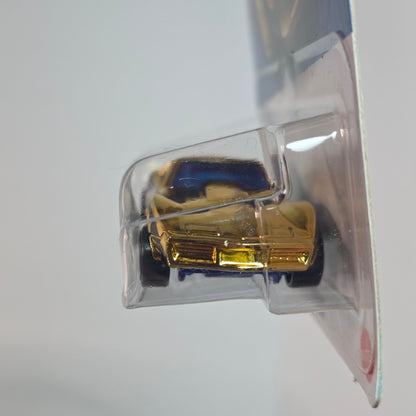 Corvette Stingray * CHASE * 2025 Hot Wheels 58th Anniversary Blue & Gold Chrome