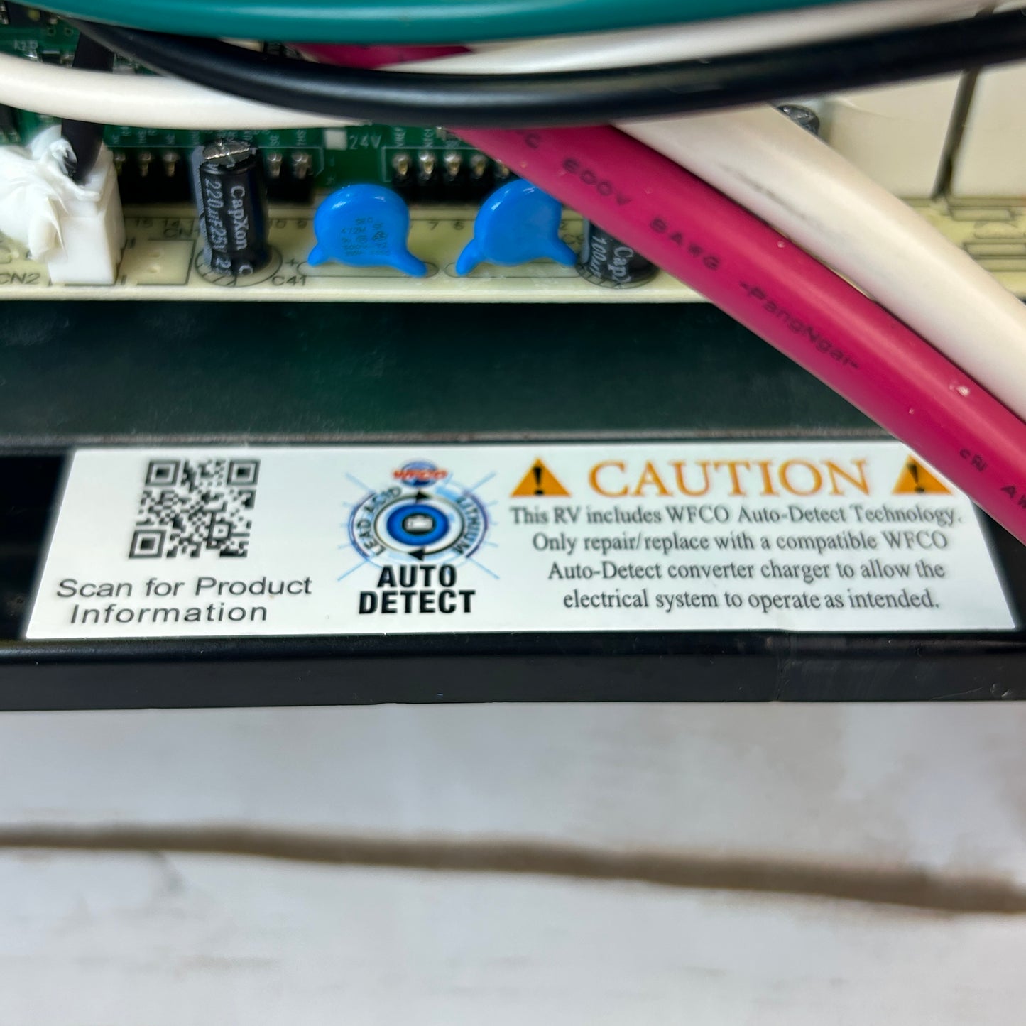 NIOB New WFCO WF-8955-AD-MBA Main Board Assembly for WF-8900-AD Series Power Center 55 Amp Black