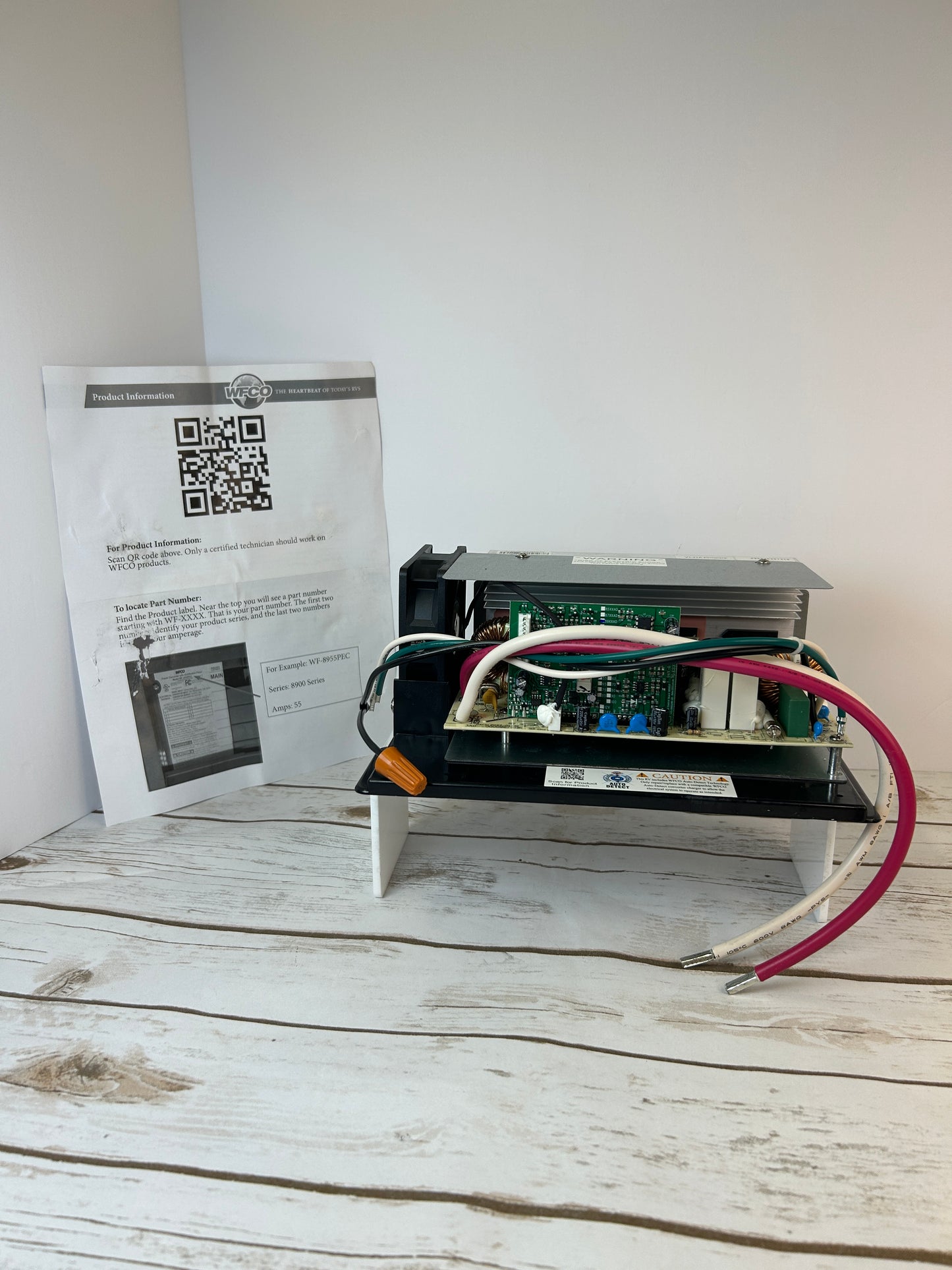 NIOB New WFCO WF-8955-AD-MBA Main Board Assembly for WF-8900-AD Series Power Center 55 Amp Black