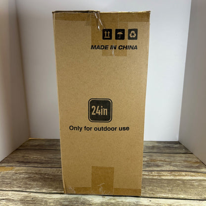 Favoyard Outdoor Cushion 24"W X 24"D X 4"T Seat & 24"W X 20"H Back ZD005 New Open Box