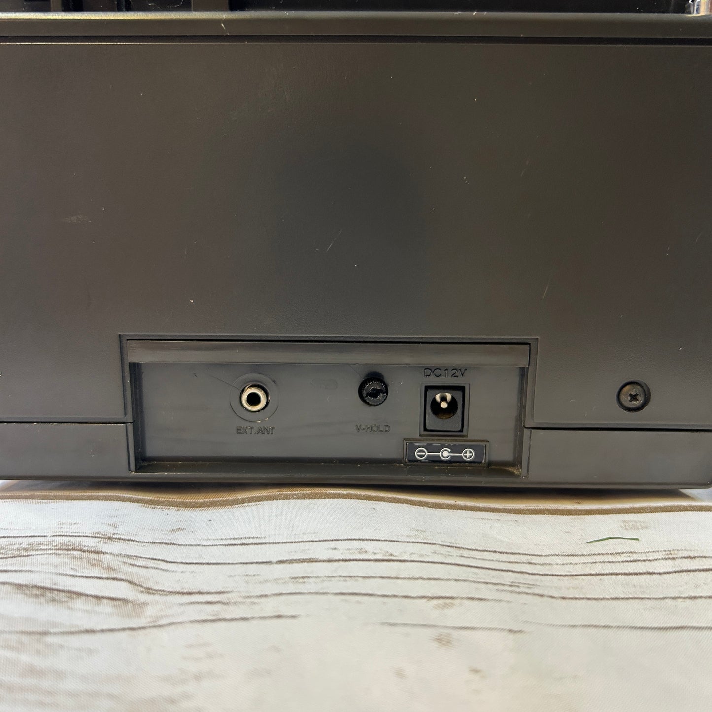 Vintage 1989 IMA 5.5” Hi-Tech Portable Television Black & White TV 55RWB