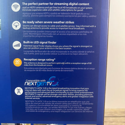 PHILIPS Antenna HD Signal Finder Amplified TV Antenna