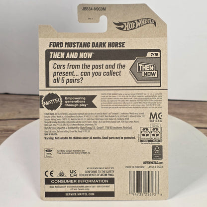 Hot Wheels Ford Mustang Dark Horse 1:64 Scale Die-Cast Car