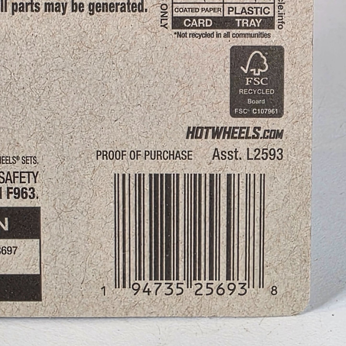 Hot Wheels Ford Mustang Dark Horse 1:64 Scale Die-Cast Car