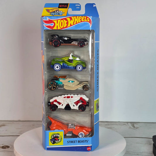 Hot Wheels Street Beasts 5-Pack Die-Cast Cars Set