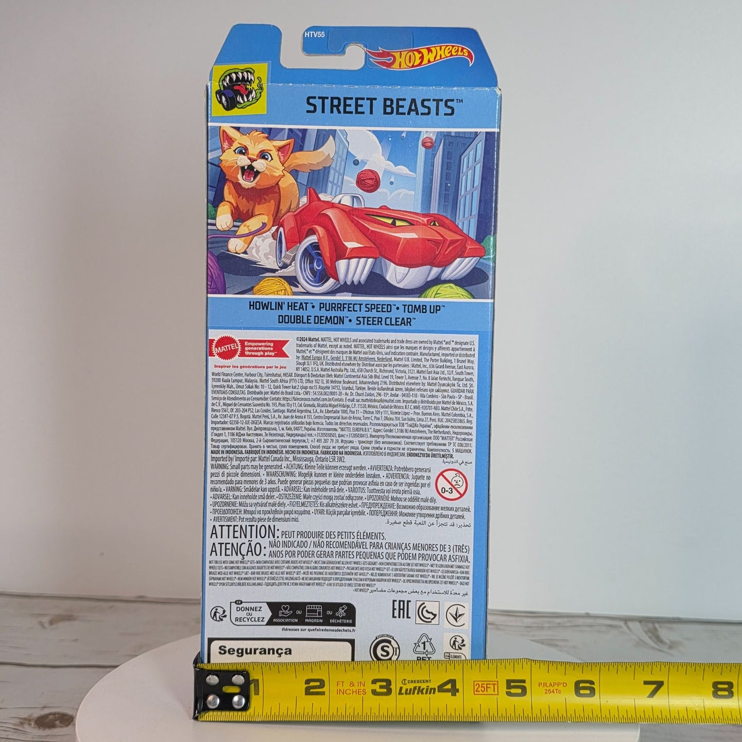 Hot Wheels Street Beasts 5-Pack Die-Cast Cars Set