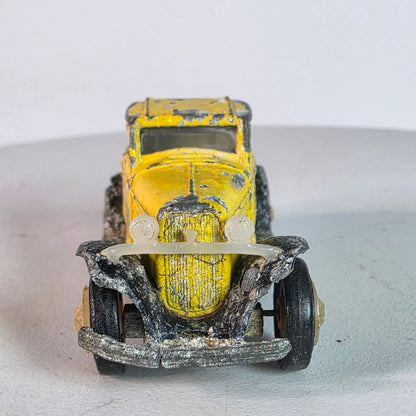 1984 Road Champs Yellow Ford Model A Diecast Custom Weathered