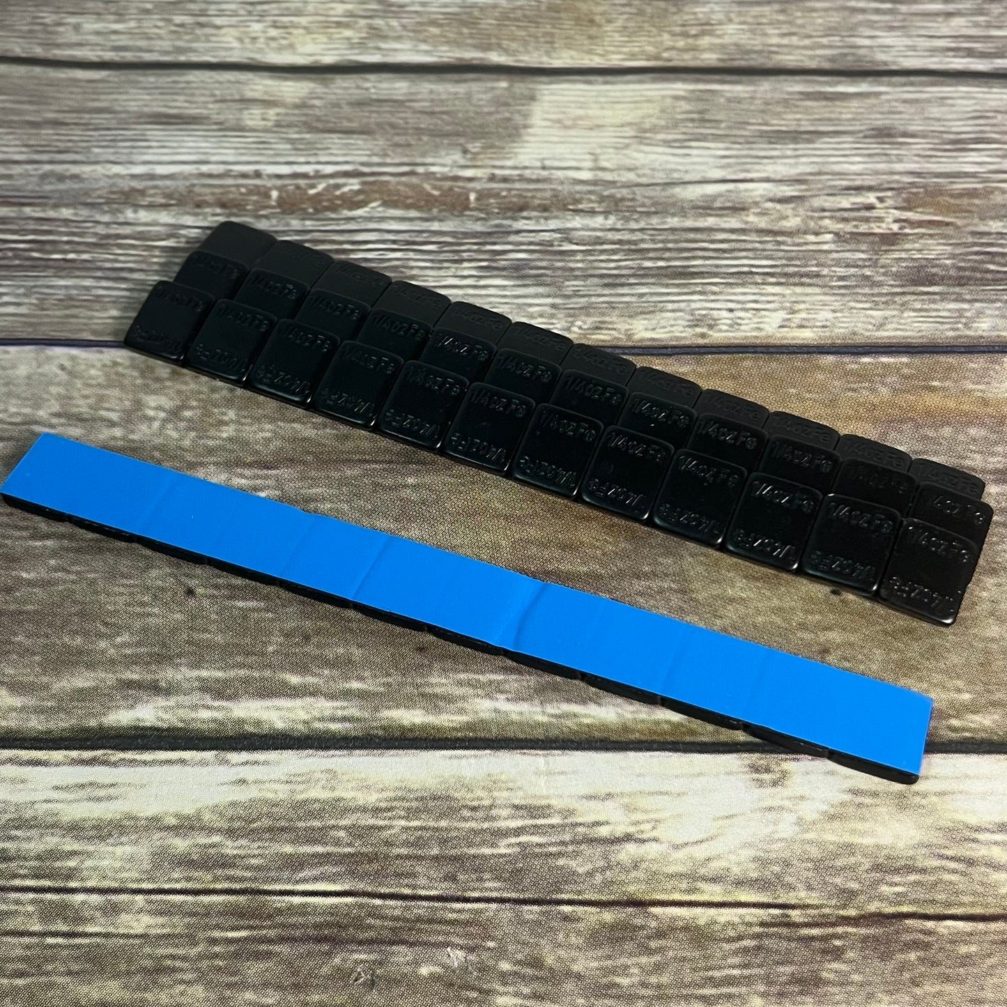 KAFLLA 1/4 oz. Black Adhesive Stick on Wheel Weights 0.25 Ounce Low Profile Easy to Peel, Tire Weights for Cars,Trucks,SUVs,Motorcycle