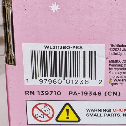 Mimicoco Cowgirl Boots Weighted Snug Bud Plush Pillow 2.6 Lbs Stress Support Pink