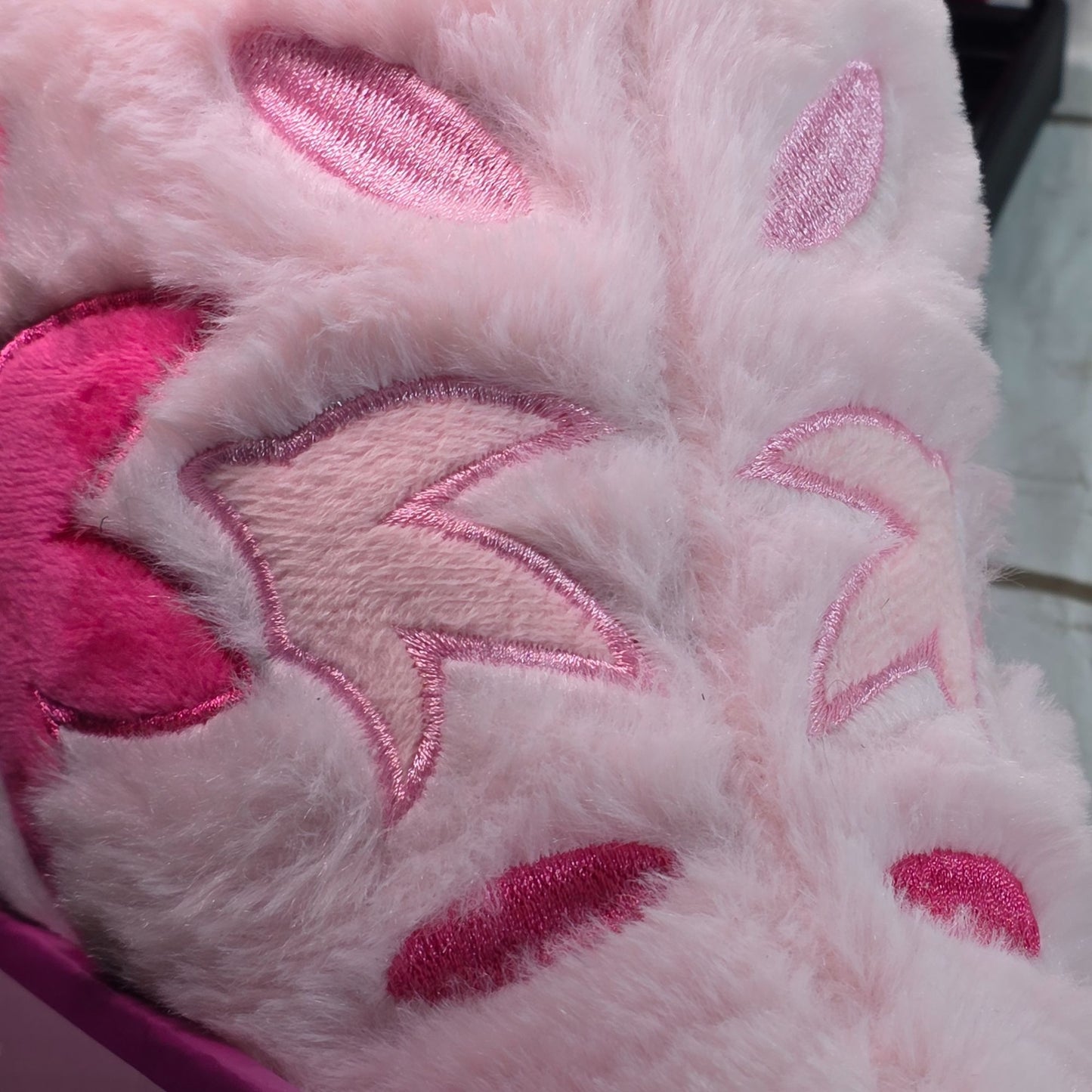 Mimicoco Cowgirl Boots Weighted Snug Bud Plush Pillow 2.6 Lbs Stress Support Pink