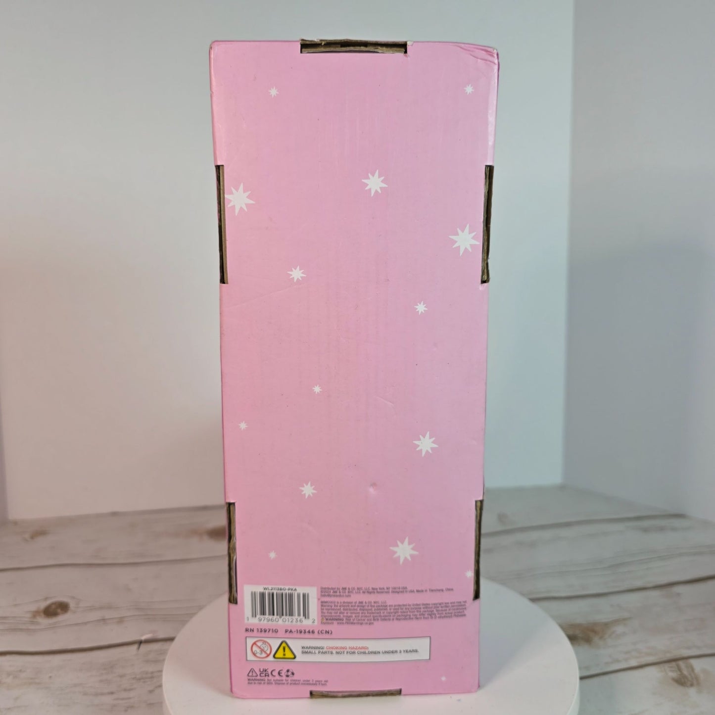 Mimicoco Cowgirl Boots Weighted Snug Bud Plush Pillow 2.6 Lbs Stress Support Pink