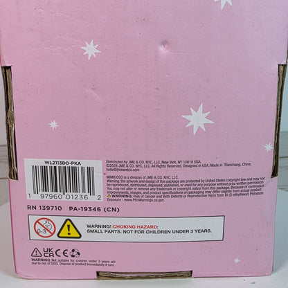 Mimicoco Cowgirl Boots Weighted Snug Bud Plush Pillow 2.6 Lbs Stress Support Pink