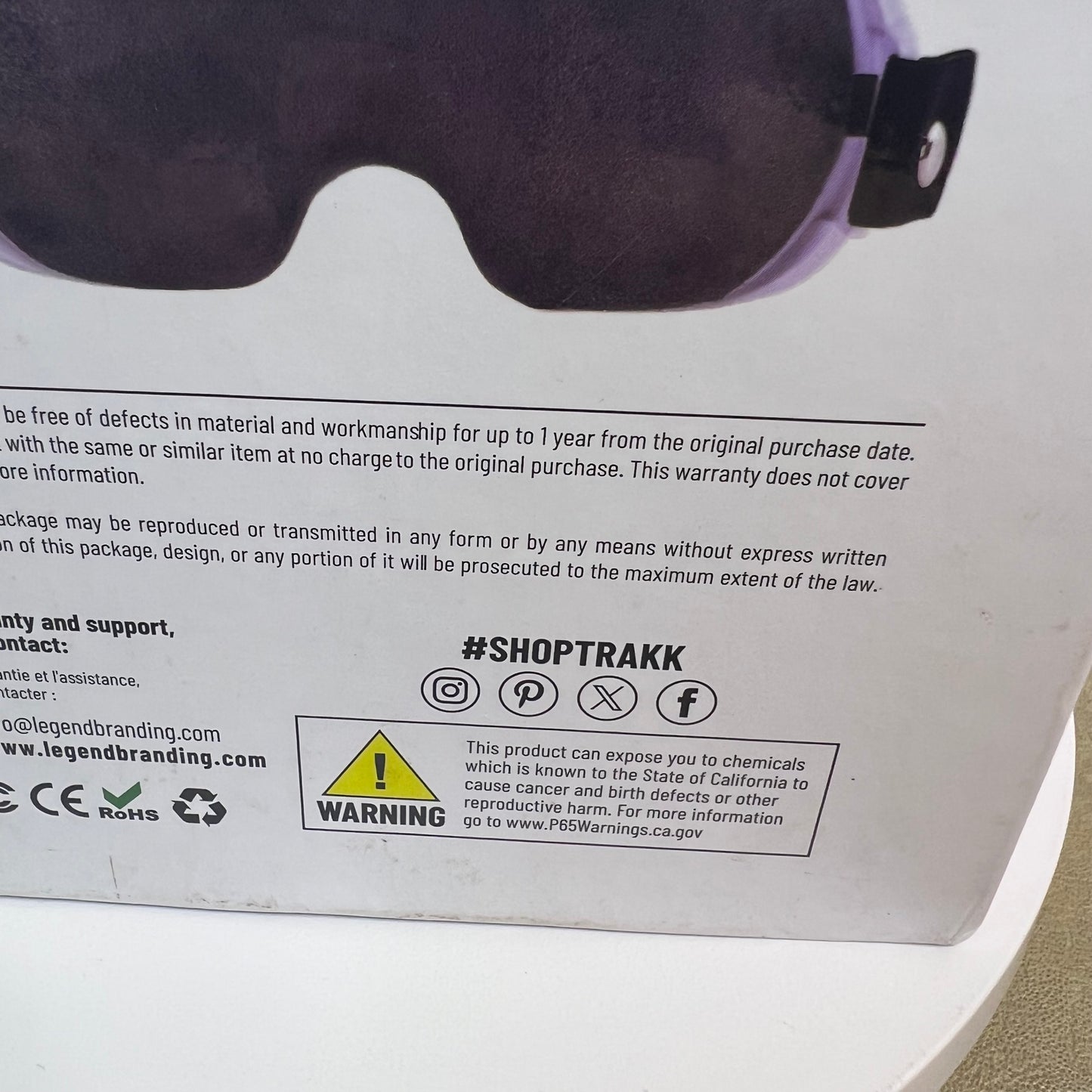 NIOB New TRAKK Eye Massager Heat 22 Magnets Relax