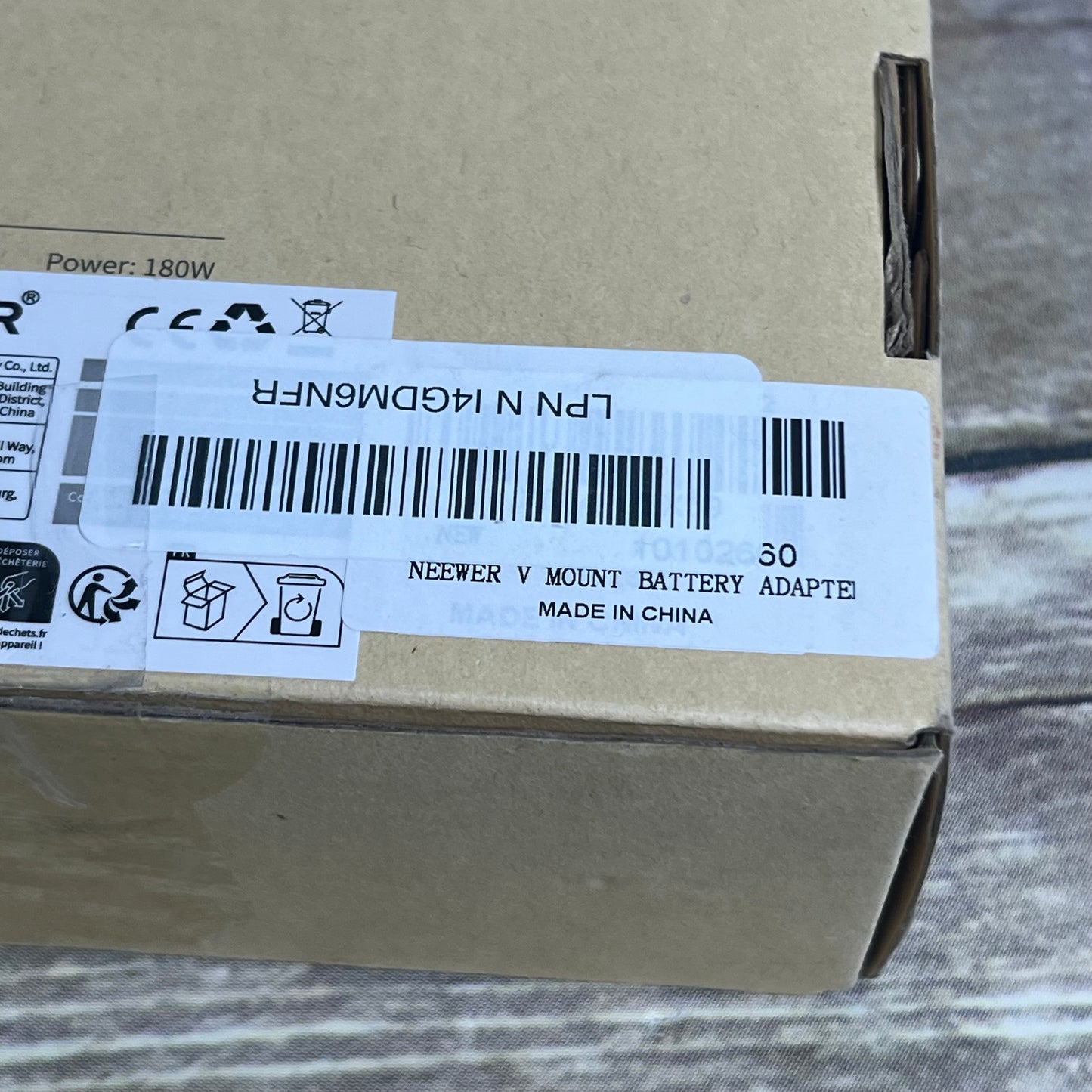 NIB New NEEWER VB-A1 V Mount Battery Adapter Plate 15mm Dual Rod Clamps SKU: 66603062