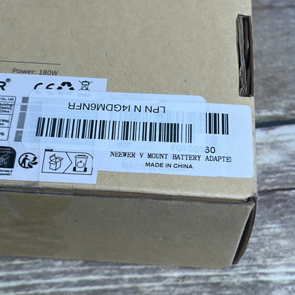 NIB New NEEWER VB-A1 V Mount Battery Adapter Plate 15mm Dual Rod Clamps SKU: 66603062