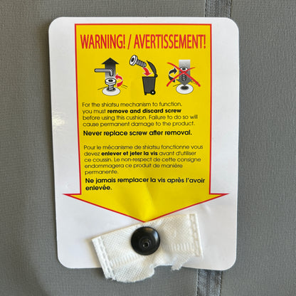 HoMEDICS Shiatsu Kneading & Vibration Cushion w/Heat Massager