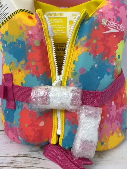 Speedo Infant PFD Life Jacket Vest - Ducky Spots - up to 30lbs