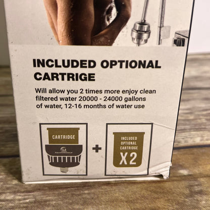 NIOB New Aqua Home Group Universal High Performance Shower Filter Chrome X0031TSIBB