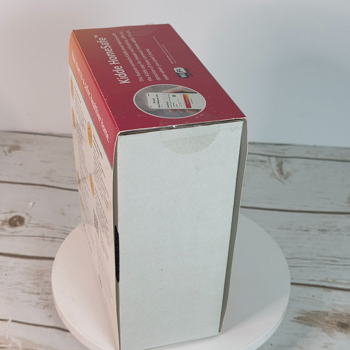 Kidde Smoke Alarm With Indoor Air Quality Monitor Wi-Fi Smart Alarm Mobile Alerts Alexa & Google Home Compatible 10-Year Battery