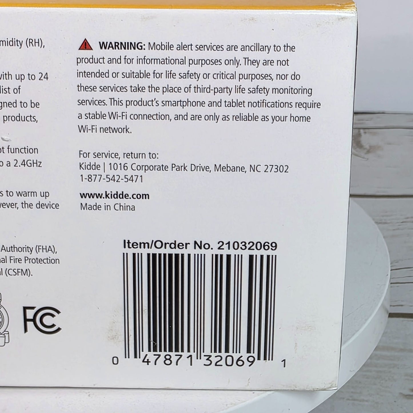 Kidde Smoke Alarm With Indoor Air Quality Monitor Wi-Fi Smart Alarm Mobile Alerts Alexa & Google Home Compatible 10-Year Battery