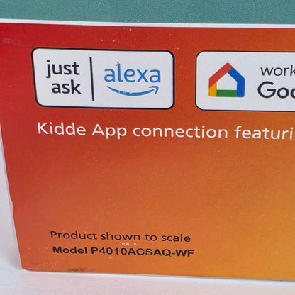 Kidde Smoke Alarm With Indoor Air Quality Monitor Wi-Fi Smart Alarm Mobile Alerts Alexa & Google Home Compatible 10-Year Battery