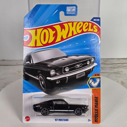 Hot Wheels ’67 Mustang Die-Cast Model Car 3+ Sealed Collectible 189/250 Limited Edition