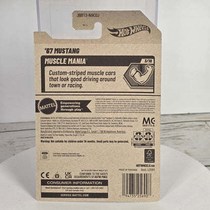 Hot Wheels ’67 Mustang Die-Cast Model Car 3+ Sealed Collectible 189/250 Limited Edition