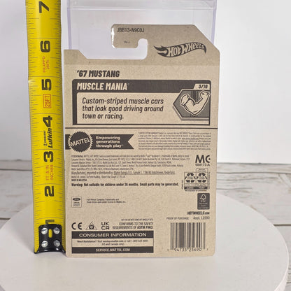 Hot Wheels ’67 Mustang Die-Cast Model Car 3+ Sealed Collectible 189/250 Limited Edition