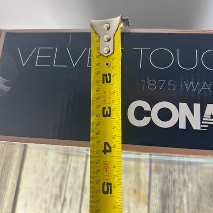 Conair Hair Dryer Velvet Touch 1875 Watts With Ionic & Tourmaline Ceramic Technology Includes Diffuser & Concentrator 3 Heat/2 Speed Setting