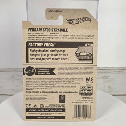 Hot Wheels Ferrari SF90 Stradale 2025 1:64 Factory Fresh New