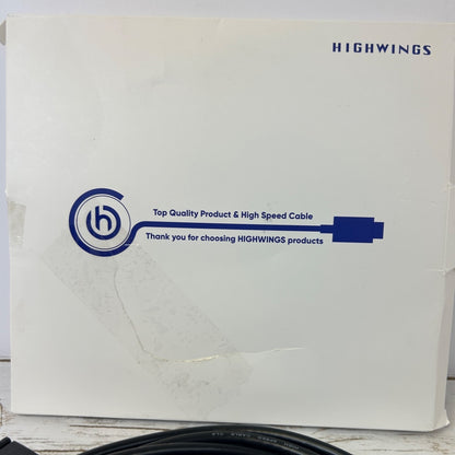 Highwings 8K HDMI Cable 15FT High Speed For Gaming & Streaming With Box