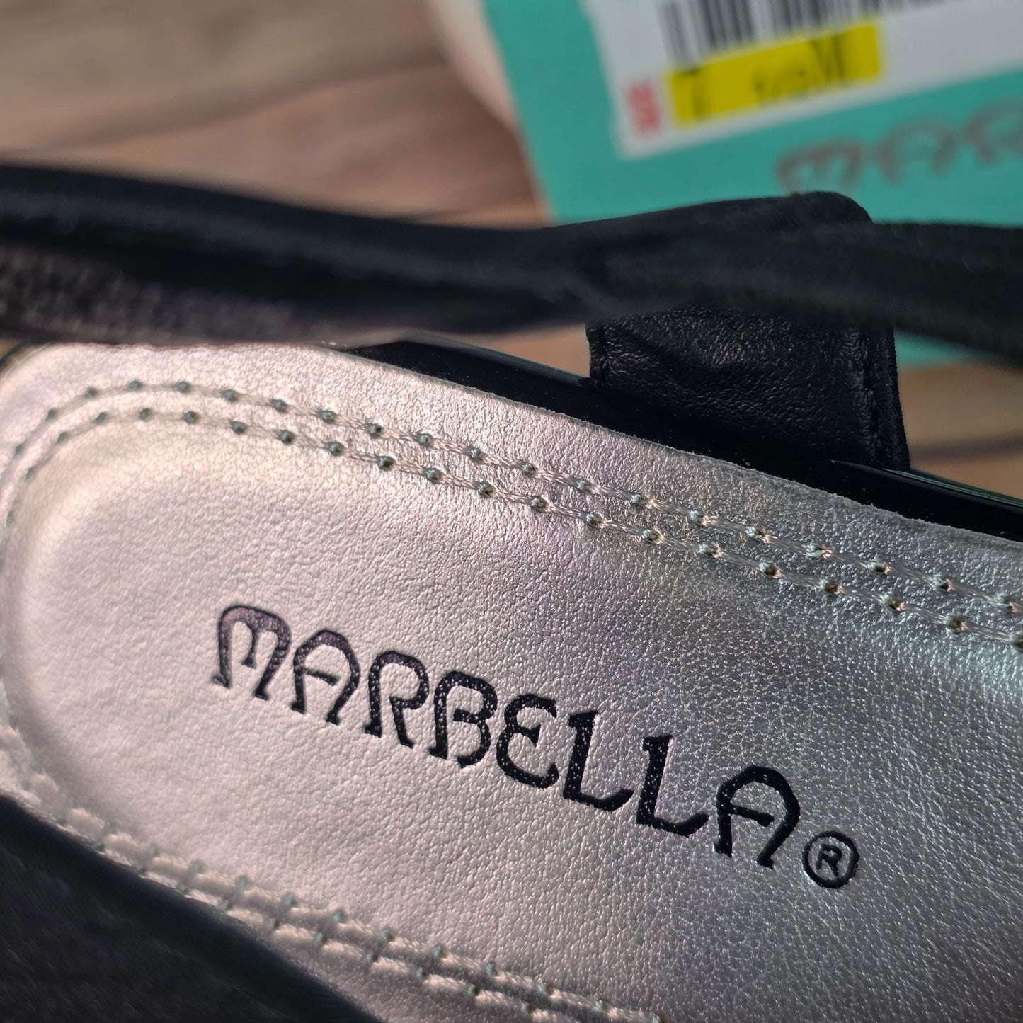 Marbella Womens Black Open-Toe Slingback Sandals  7.5M  All Man-Made Materials