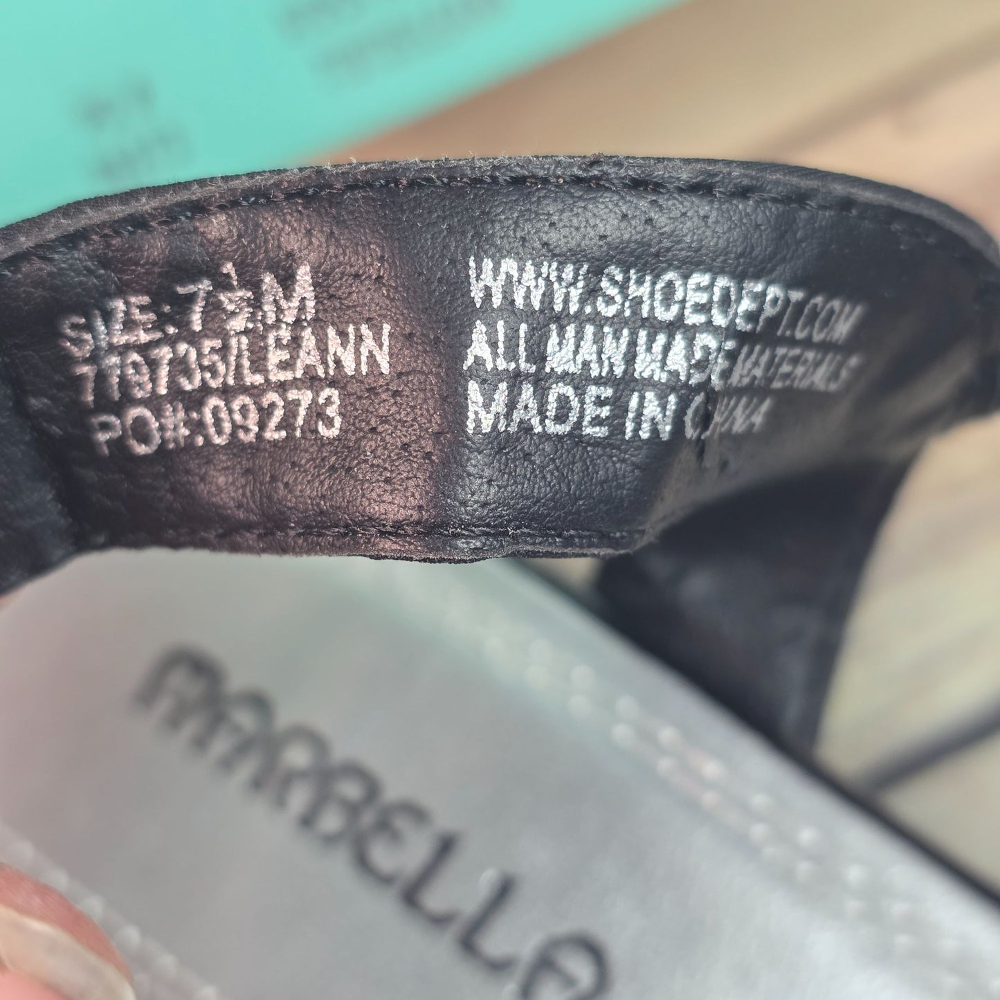 Marbella Womens Black Open-Toe Slingback Sandals  7.5M  All Man-Made Materials