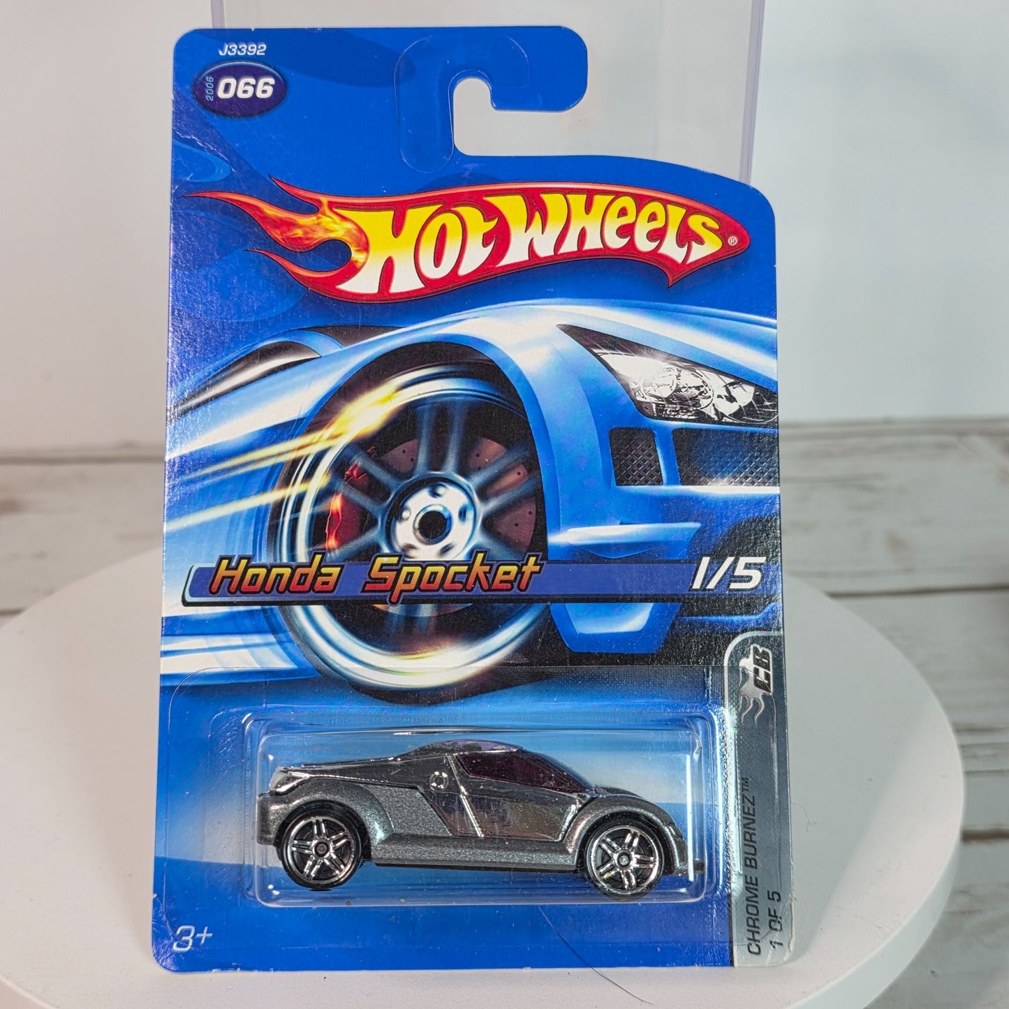 Hot Wheels Chrome Burnerz Honda Spocket 1/5 Collectible Die-Cast Car