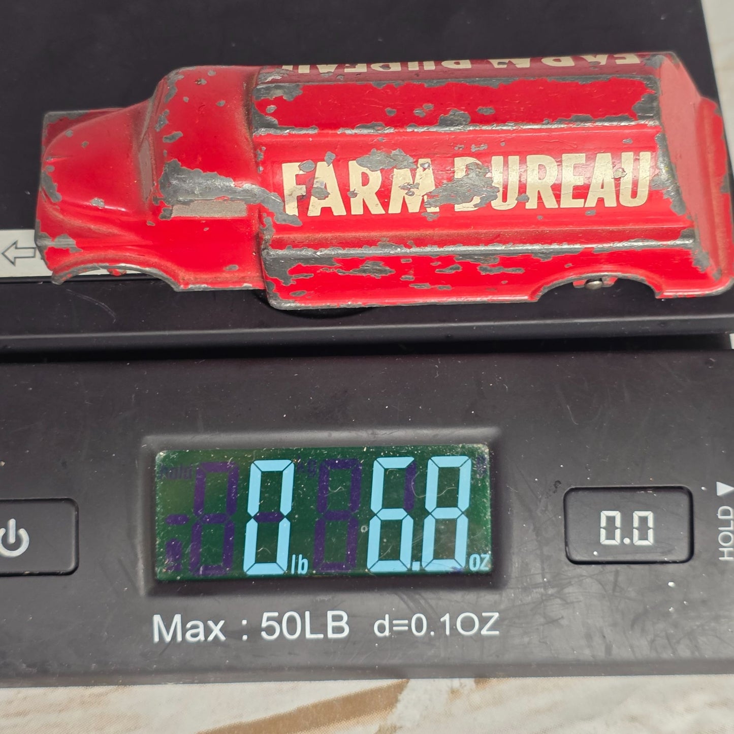 Vintage Cam Cast Diecast Farm Bureau Tanker Truck 5" Edgerton Ohio Rare