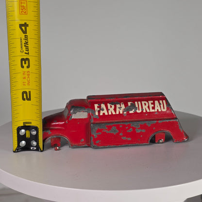 Vintage Cam Cast Diecast Farm Bureau Tanker Truck 5" Edgerton Ohio Rare