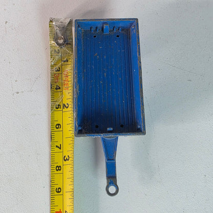 Vintage Lesney Matchbox No.40 Blue Hay Trailer With Yellow Wheels Diecast Metal Made In England Farm Toy Collectible