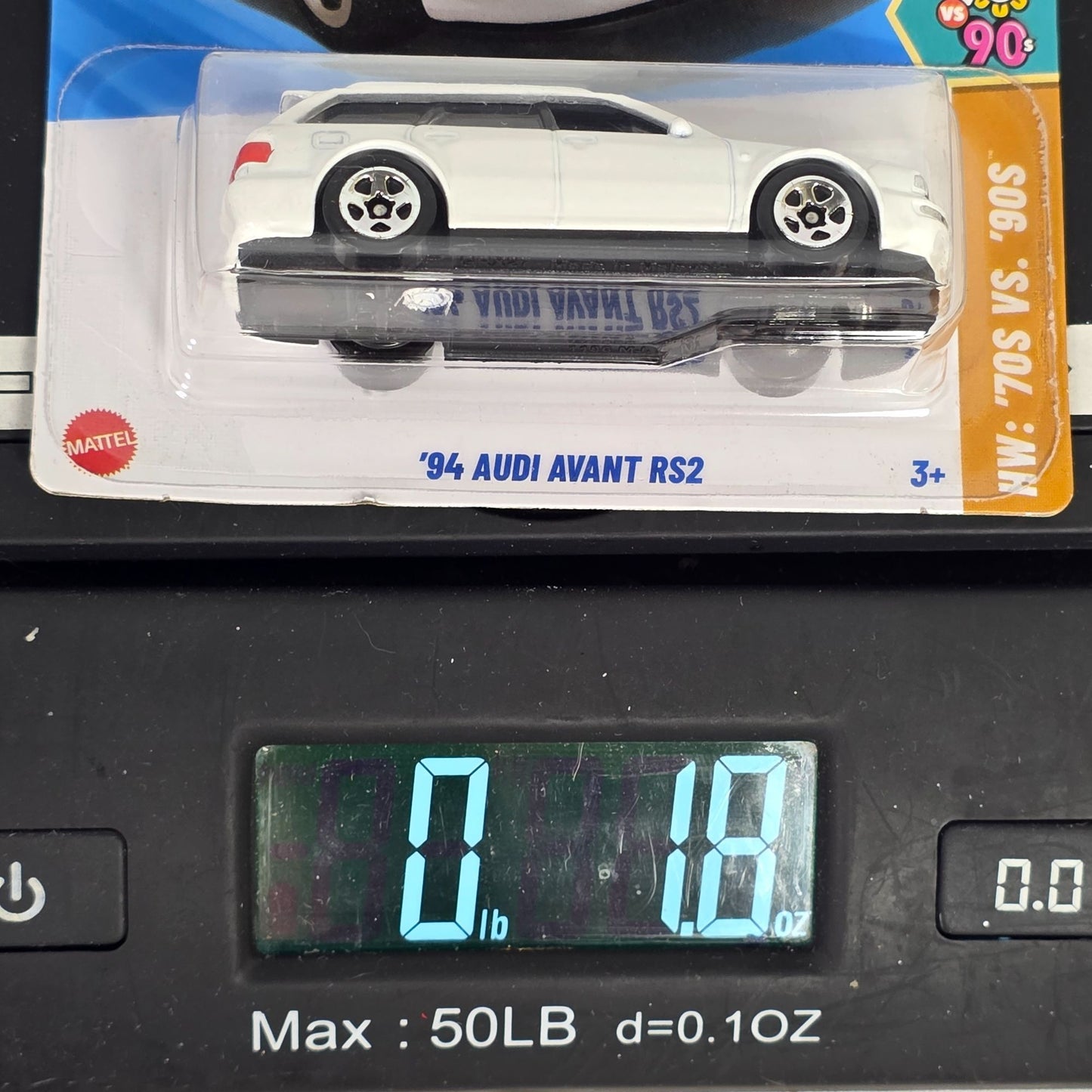 Hot Wheels 94 Audi Avant RS2 Die-Cast Model Car  Limited Edition 29/250  70s Vs 90s Series  Guaranteed For Life