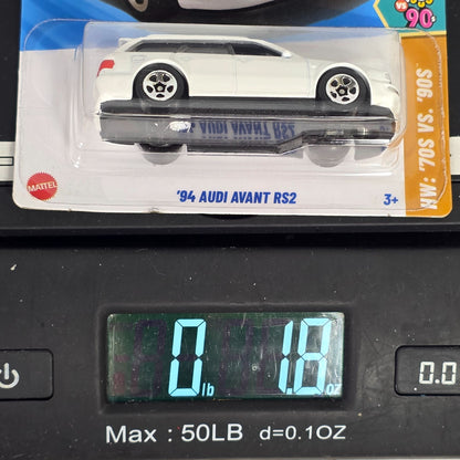 Hot Wheels 94 Audi Avant RS2 Die-Cast Model Car  Limited Edition 29/250  70s Vs 90s Series  Guaranteed For Life