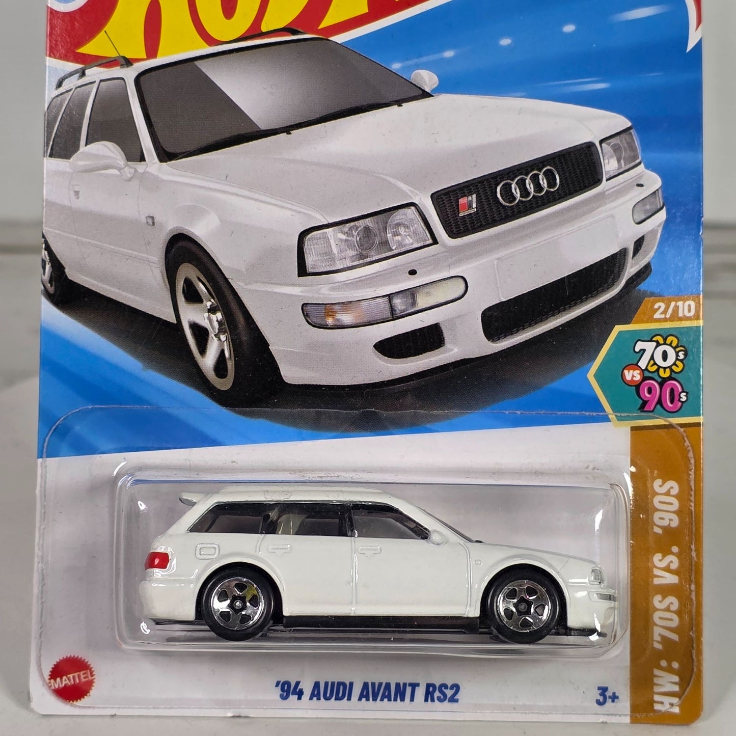 Hot Wheels 94 Audi Avant RS2 Die-Cast Model Car  Limited Edition 29/250  70s Vs 90s Series  Guaranteed For Life