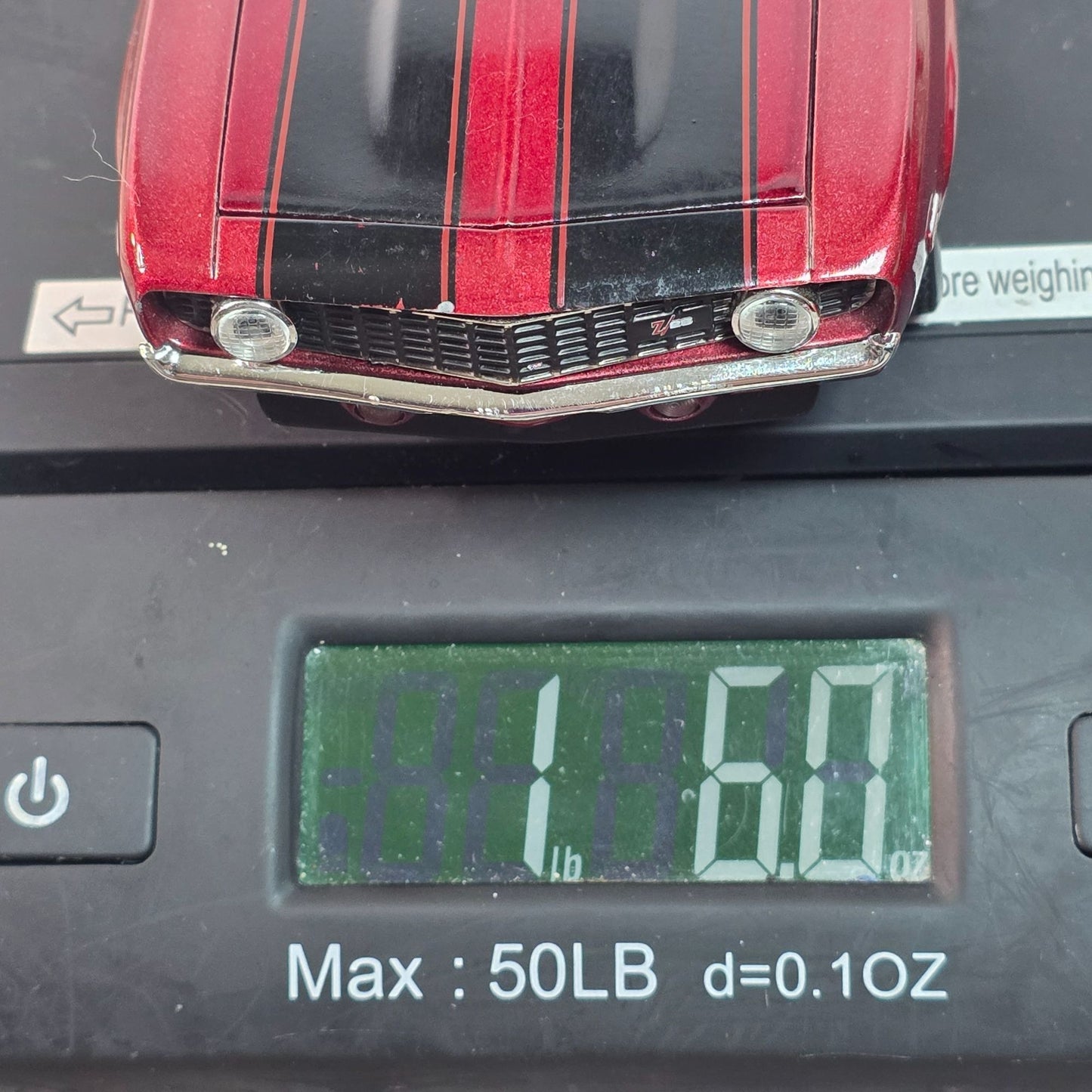 Johnny Lightning 1:24 Scale 1969 Chevrolet Camaro Z/28 Diecast Model Red & Black